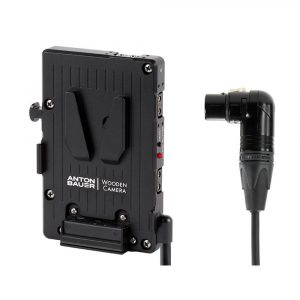Wooden Camera WC Pro V-Mount (4pin XLR Right Angle)