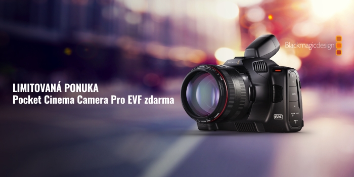 Blackmagic Pocket Cinema Camera Pro EVF zdarma
